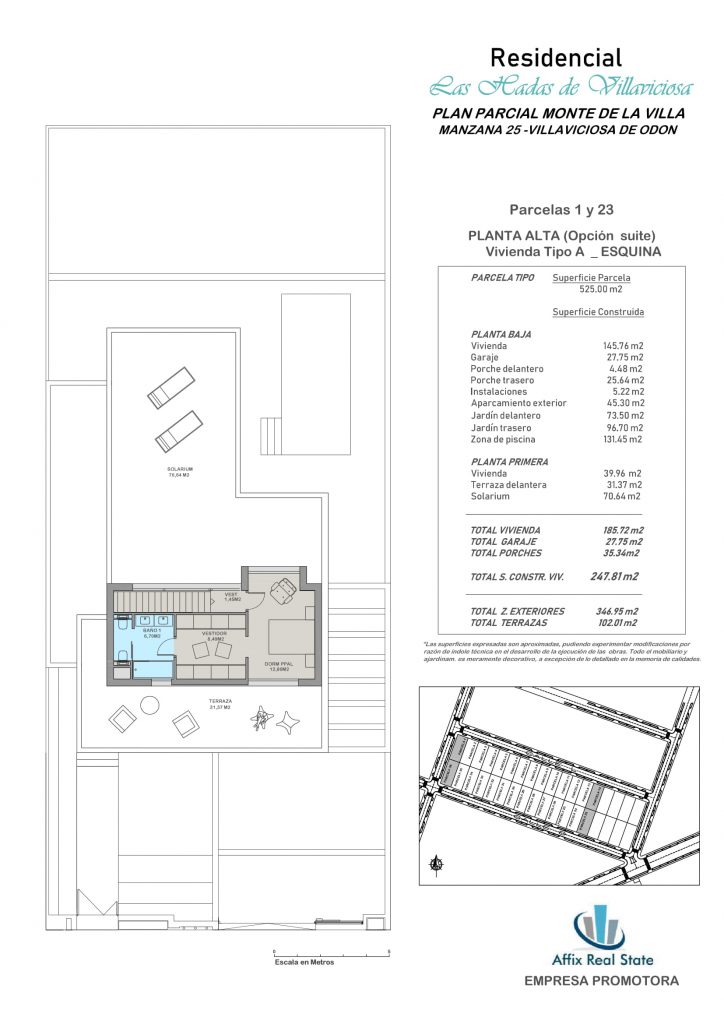 VIVIENDA TIPO A ESQUINA P1 OPCION SUITE-1