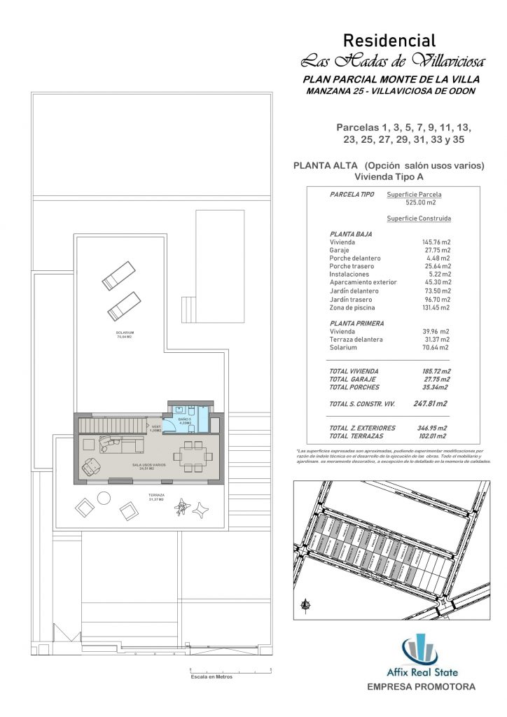 VIVIENDA TIPO A P1 OPCION SALON-1